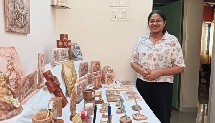 ముంబై డిజైనర్ సుస్థిరత ద్వారా భక్తి కళను పునర్నిర్మిస్తోంది