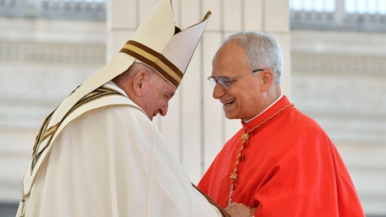 Popes Francis and Leo XIV
